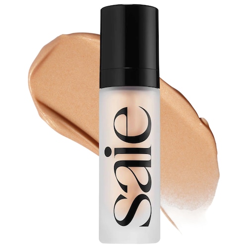 Лёгкий универсальный люминайзер и жидкий хайлайтер Saie Glowy Super Gel, цвет: Beachglow
