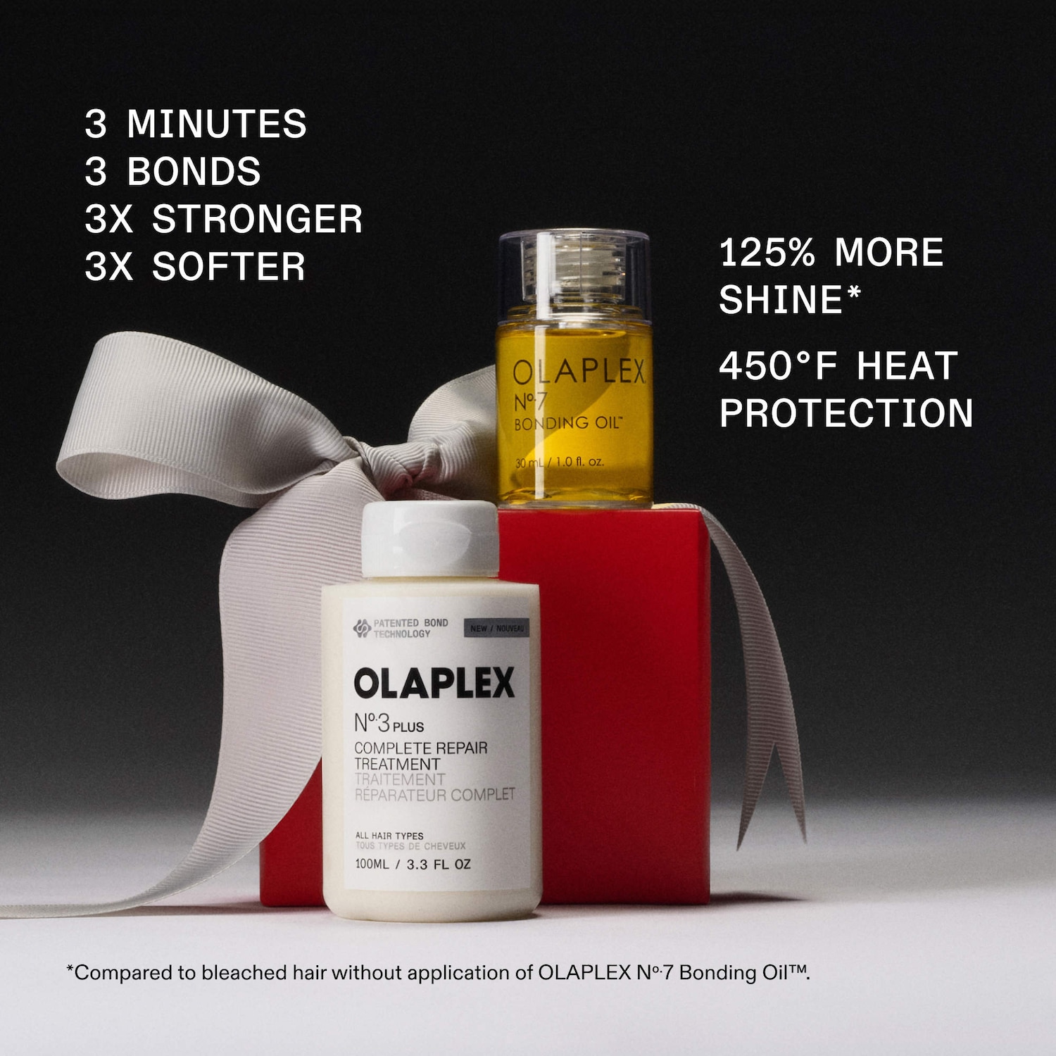 No. 3PLUS Hair Treatment & No.7 Hair Oil Frizz Control Gift Set