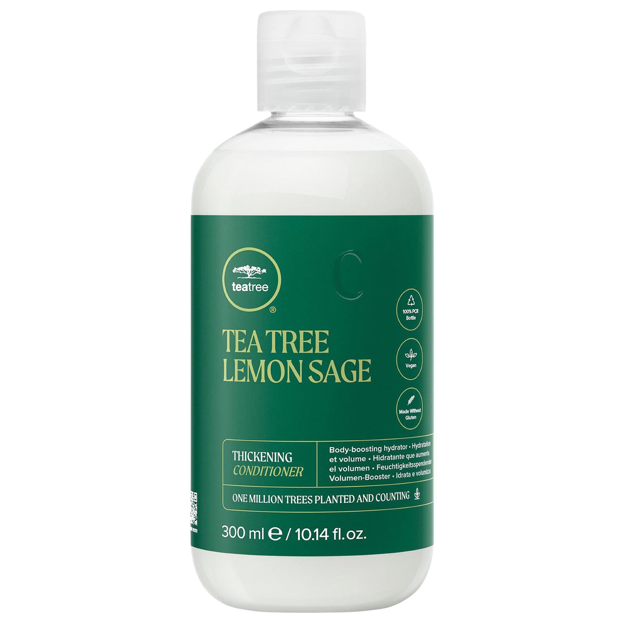 Tea Tree Lemon Sage Thickening Conditioner for Volumizing Fine Hair