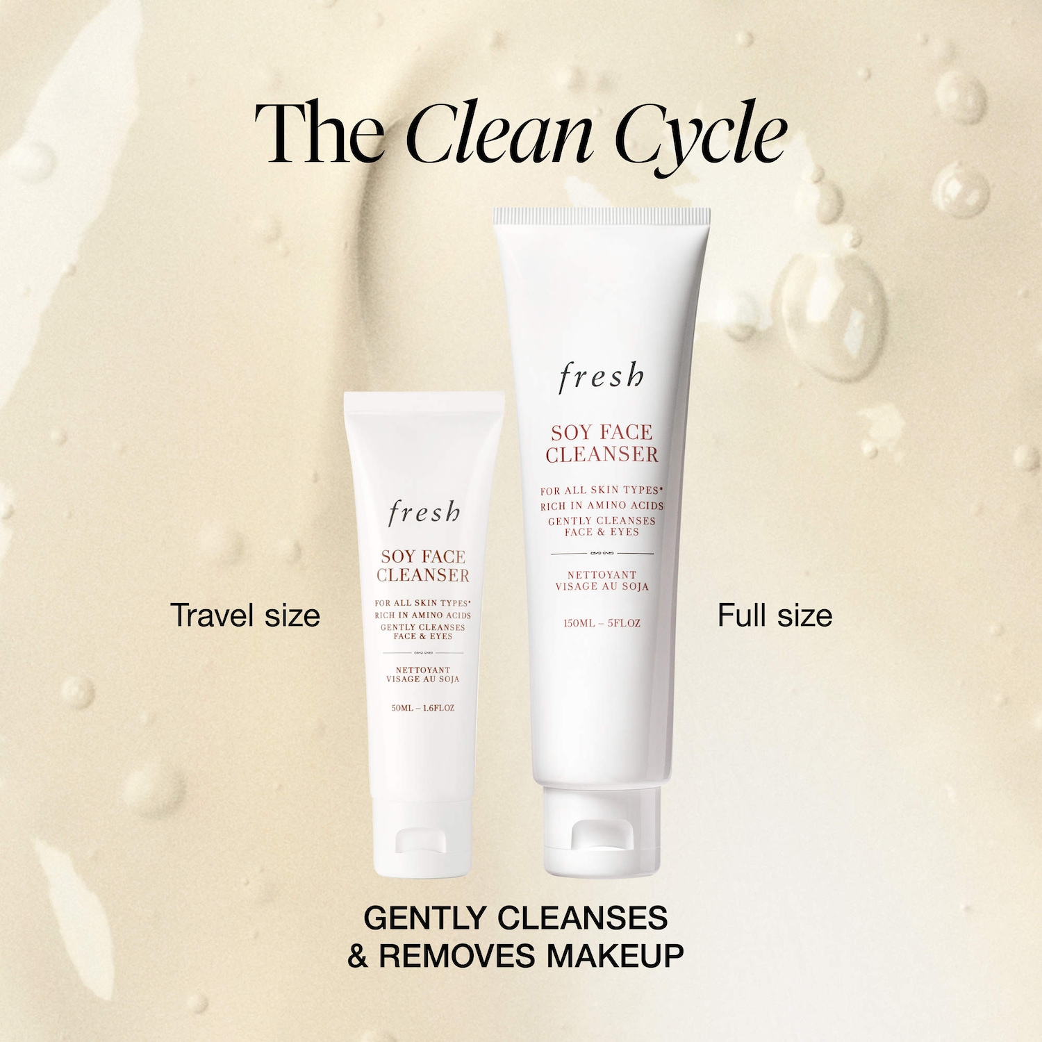 Набор из 2 средств для очищения с соей fresh The Clean Cycle — фото 3