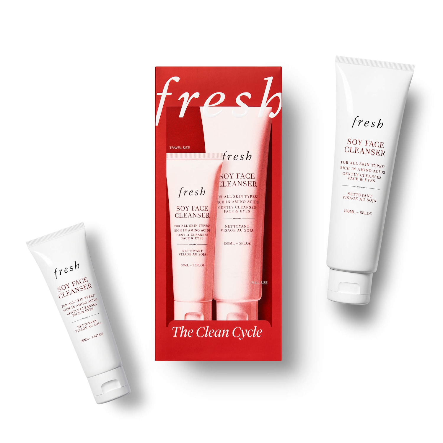 Набор из 2 средств для очищения с соей fresh The Clean Cycle — фото 6