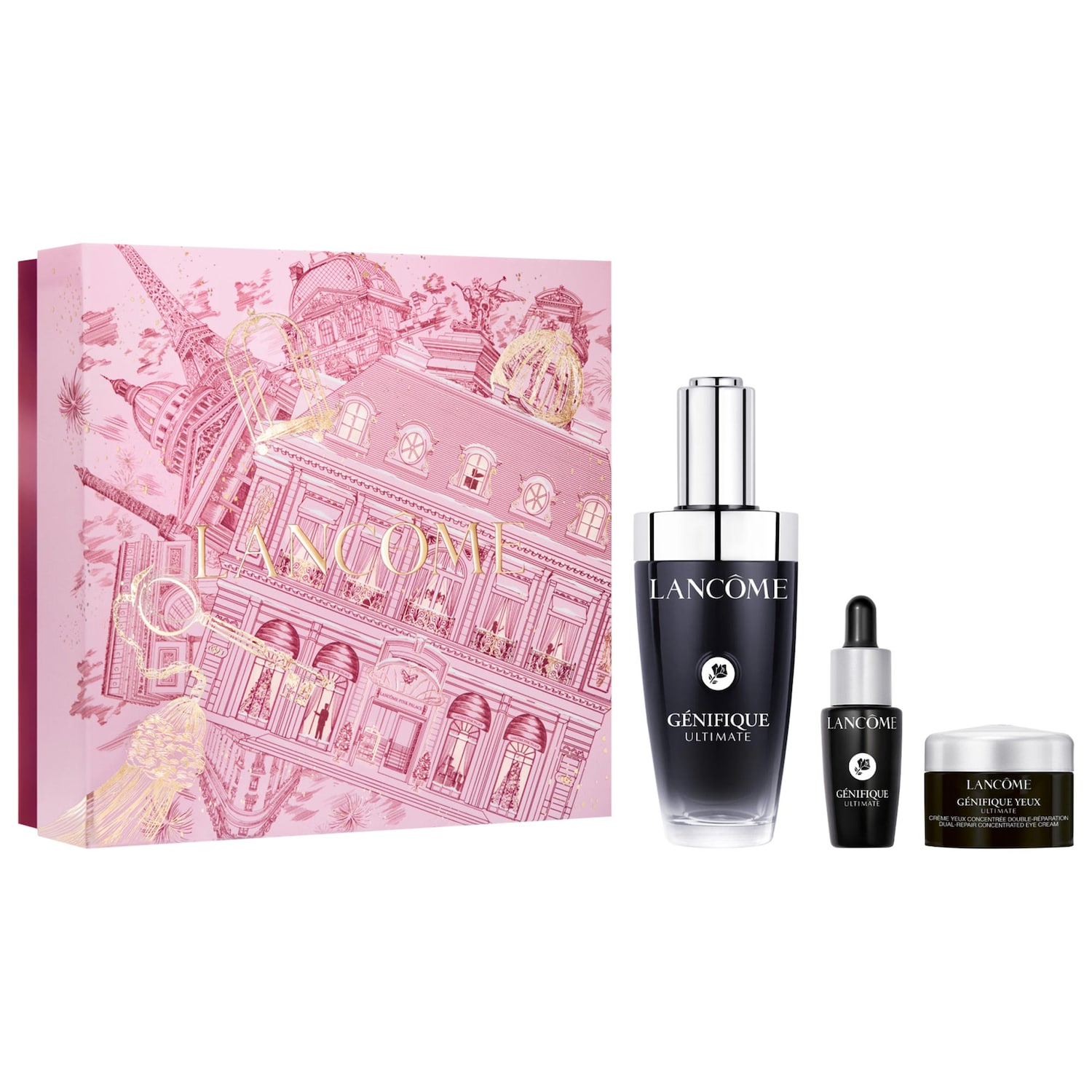 Праздничный подарочный набор Lancôme Génifique Ultimate Serum — фото 1