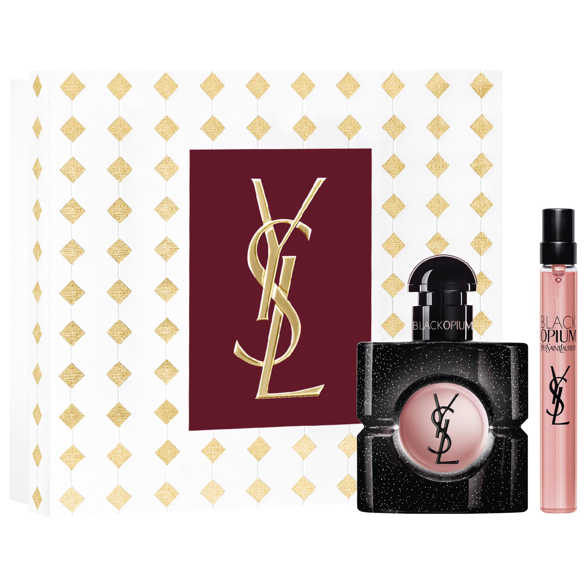 YVES SAINT LAURENT BLACK OPIUM 30ml おまけ付 Black Opium Eau de Parfum Perfume Gift Set - Yves Saint Laurent