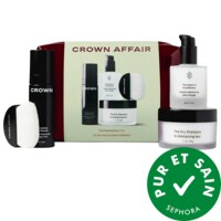 Crown Affair - Trois essentiels pour les cheveux pour le volume, l'hydratation et la texture à sécher à l'air