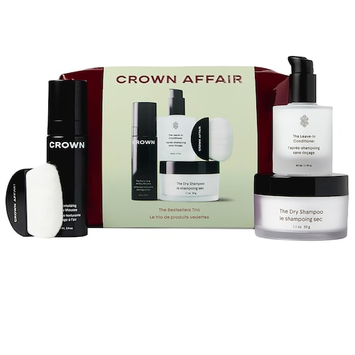 Подарочный набор из 3 средств для объёма и увлажнения волос Crown Affair The Bestsellers