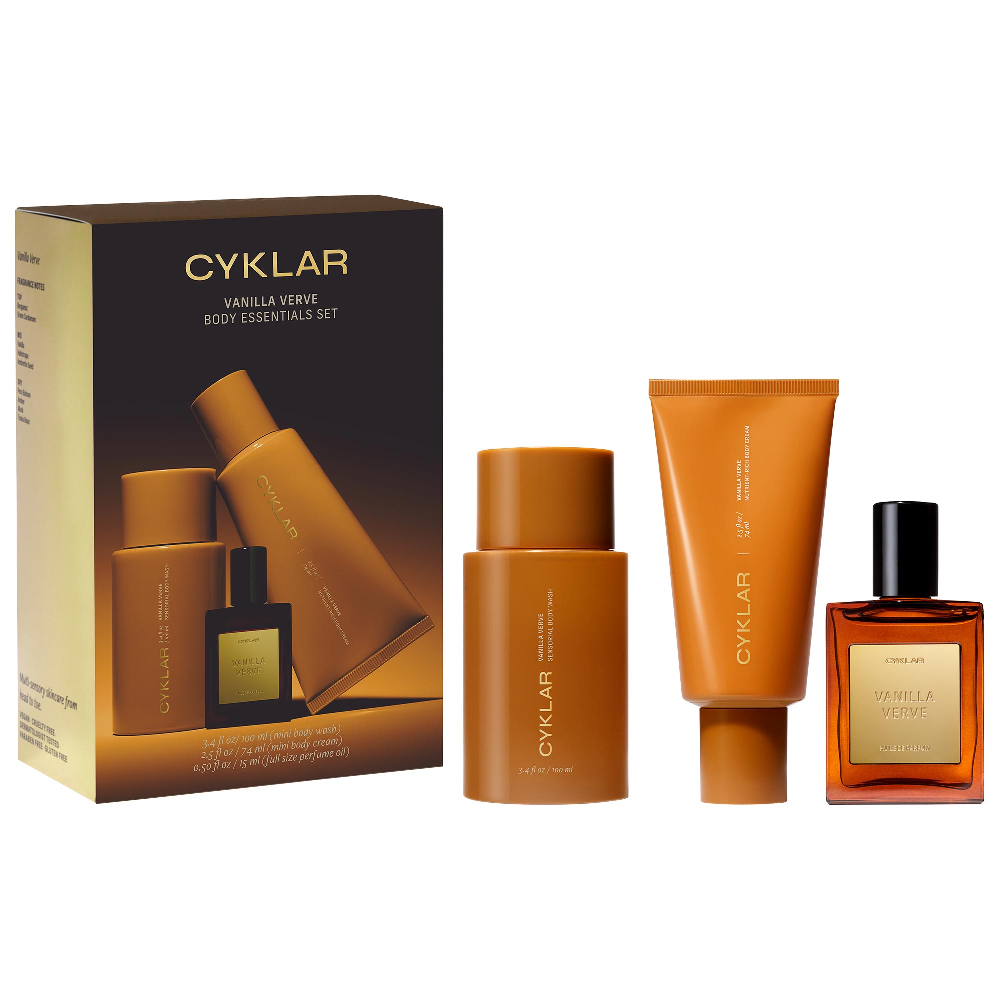 Vanilla Verve Body Essentials Gift Set - CYKLAR | Sephora
