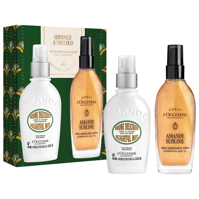 Almond Shimmer & Mist Gift Set Duo