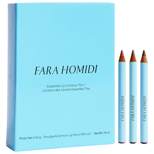 Подарочный мини-набор из 3 карандашей для губ Fara Homidi Essential Lip Liner Contour