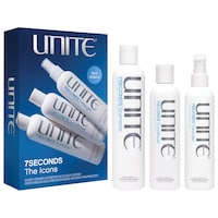 UNITE Hair - 7SECONDS Hydrating Hair Gift Set with Shampoo, Conditioner & Detangler