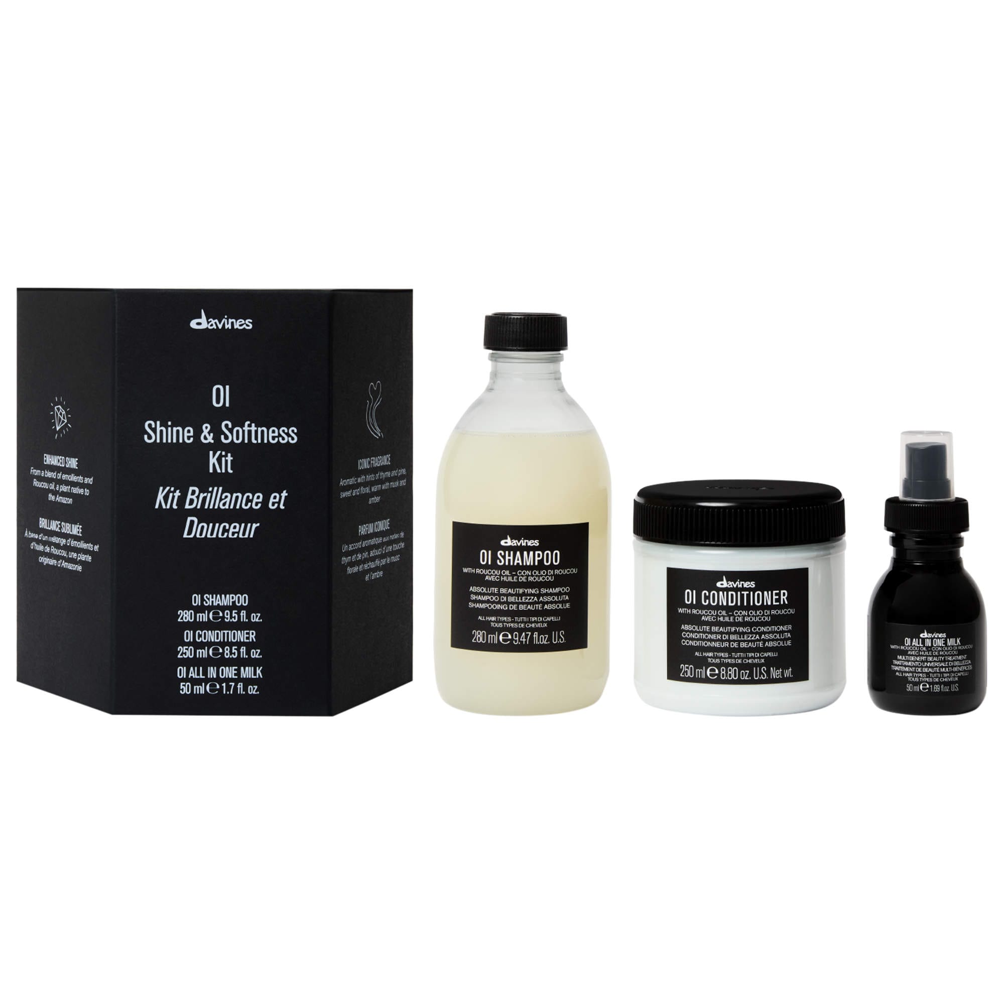 OI Softness & Shine Routine Kit - Davines | Sephora