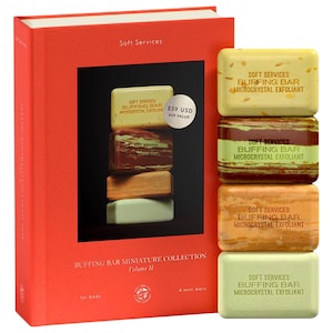 Soft Services Buffing Bar Miniature Collection: Volume II (4 mini bars), Body Gift Set INTERNATIONAL SHIPPING
