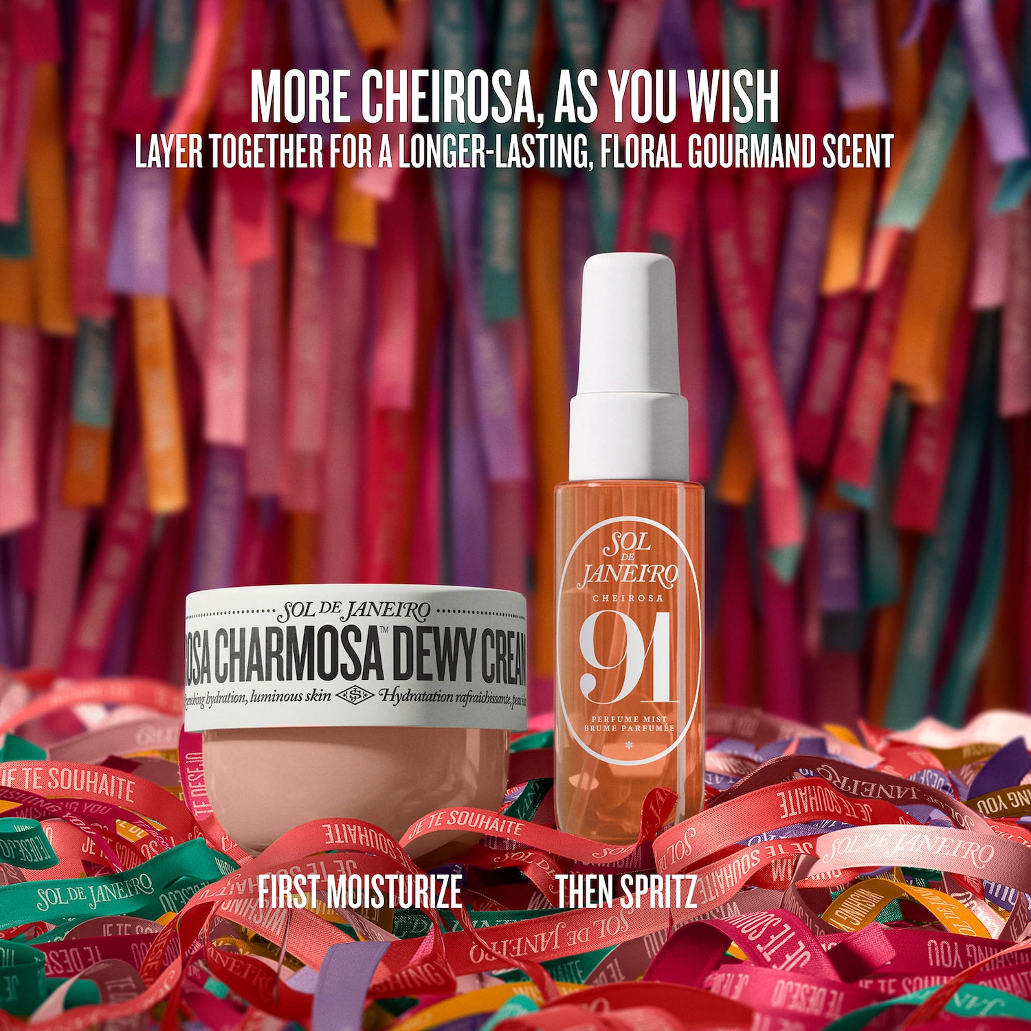 Rosa & Shine Dewy Body Cream & Floral Gourmand Fragrance Duo - Sol