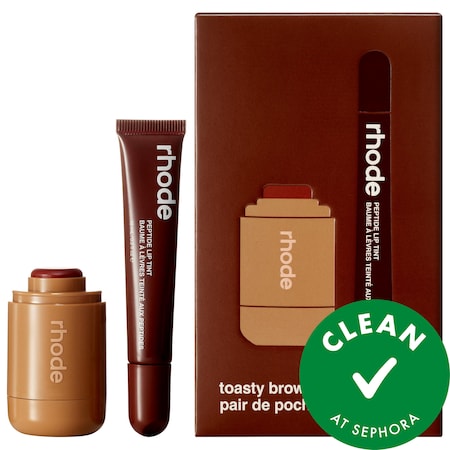Pocket Pair Limited Edition Lip + Cheek Set toasted teddy + espresso - a toasty brown pair