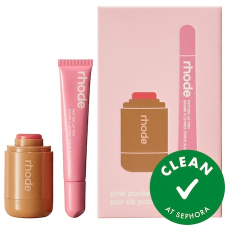 Pocket Pair Limited Edition Lip + Cheek Set sprinkle + ribbon - a pink pair