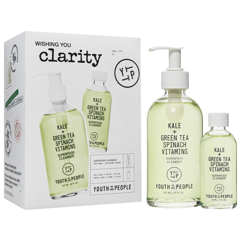 Wishing You Clarity Superfood Cleanser Duo Gift Set