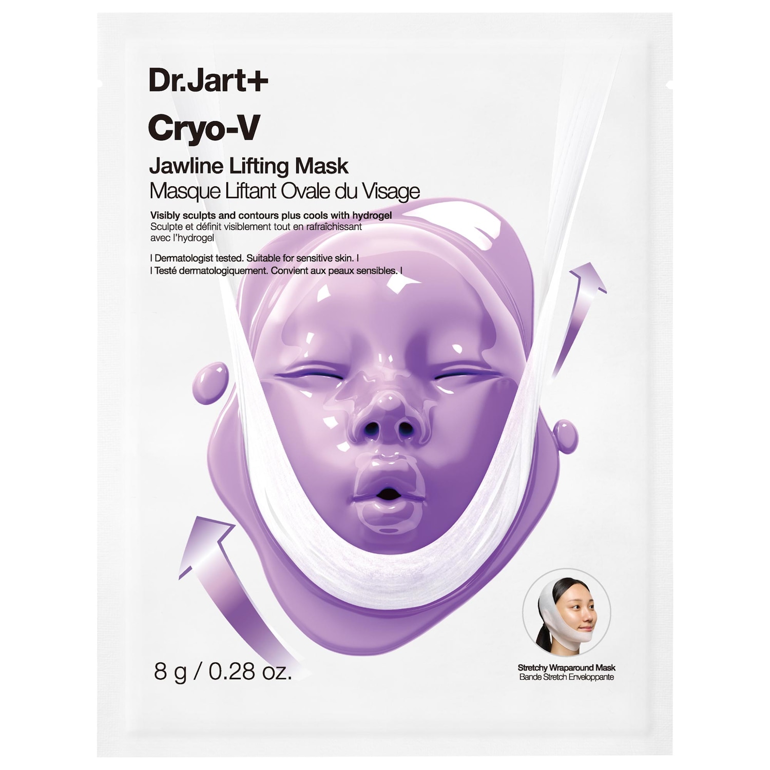 Маска для лифтинга линии подбородка Dr. Jart+ Cryo-V с пептидами коллагена — фото 1