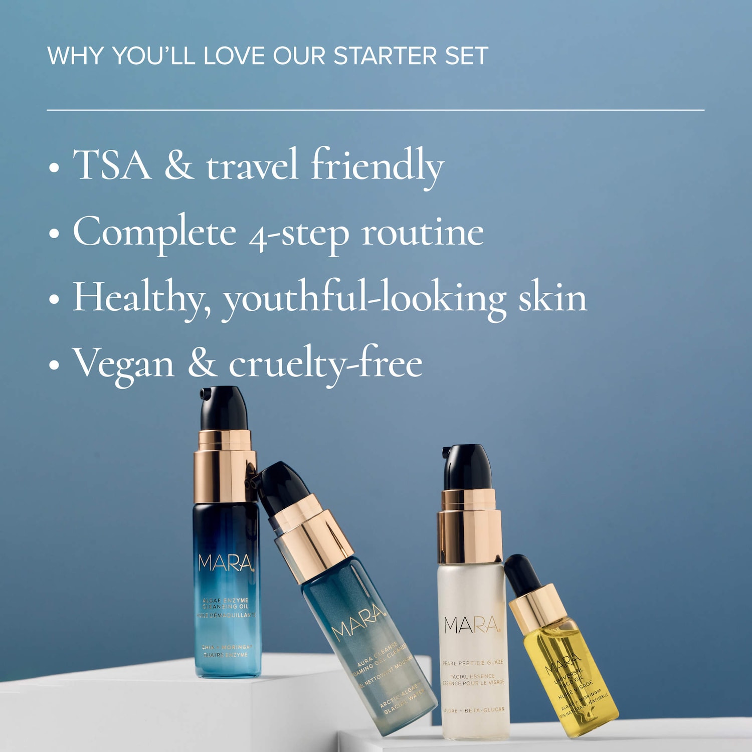 The Algae Ritual Anti-Aging & Glow Skincare Starter Set - MARA