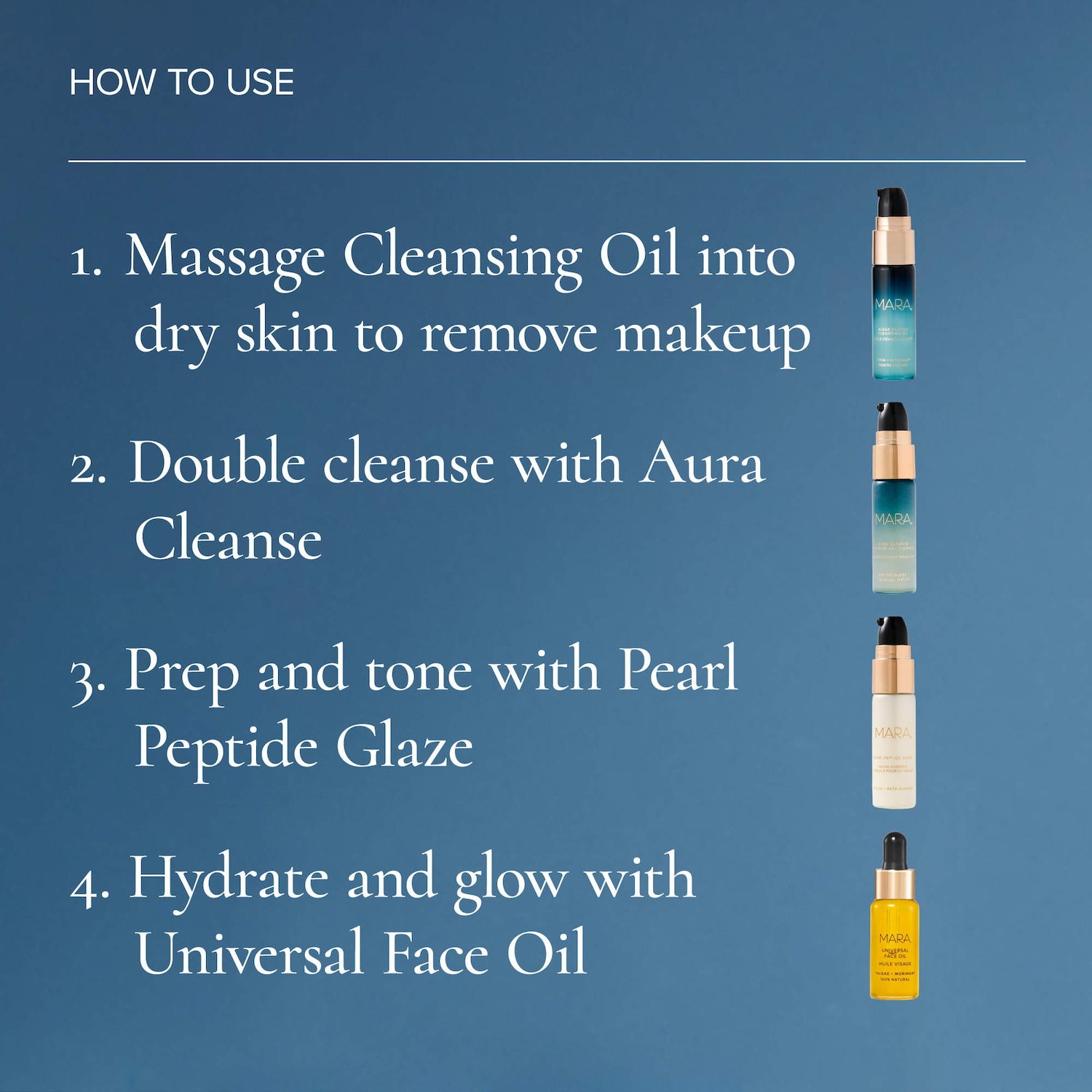 THE MAIRA 化粧品セット The Algae Ritual Anti-Aging & Glow Skincare Starter Set - MARA