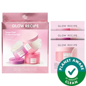 Glow Recipe Korean Toner Pad Skin Care Kit for Pores, Dark Spots, and Skin Barrier Repair INTERNATIONAL SHIPPING