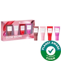 Glow Recipe - Glass Balm Mini Lip Glass Balm 4 pc. Gift Set for 12 hour Hydration & Shine