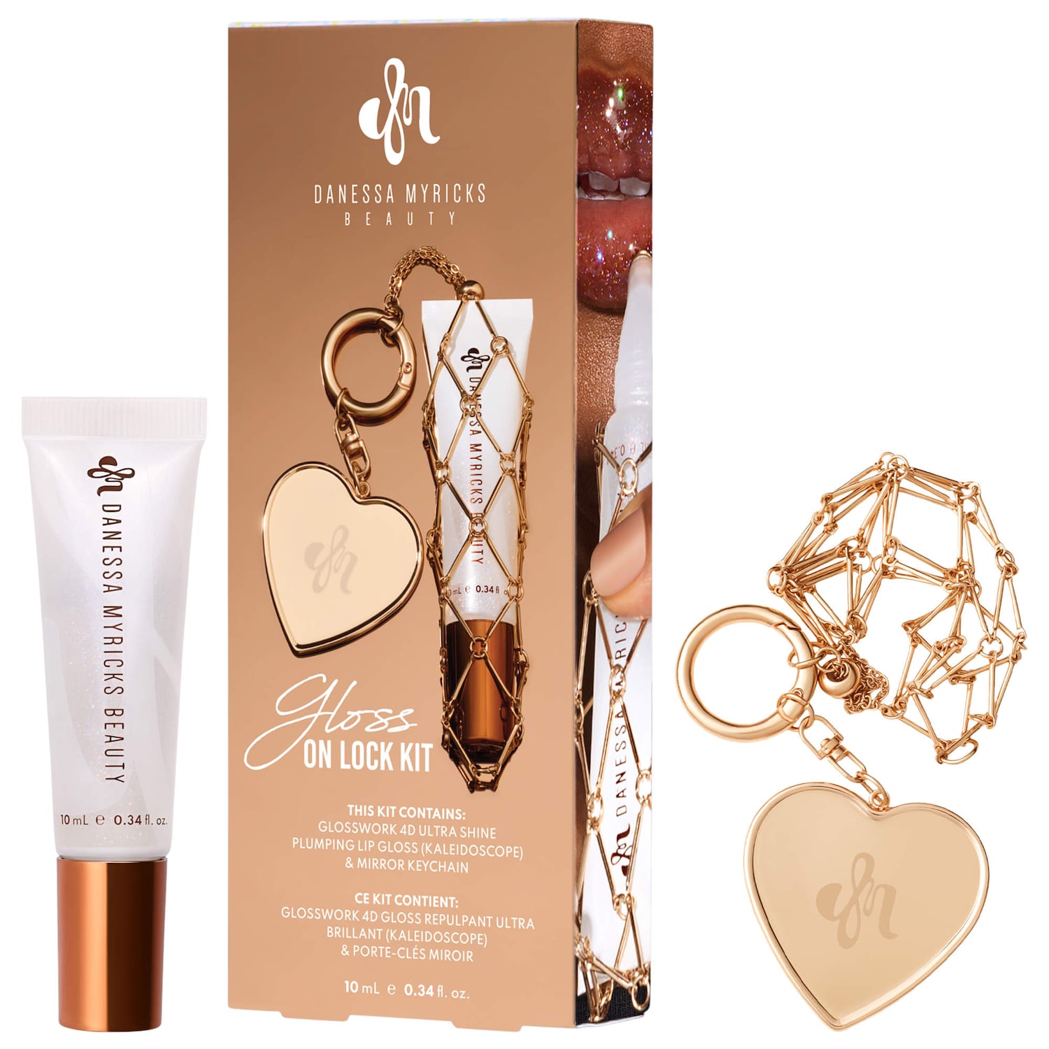 Danessa Myricks Beauty Lip Gloss On Lock Kit Makeup Gift Set — фото 1