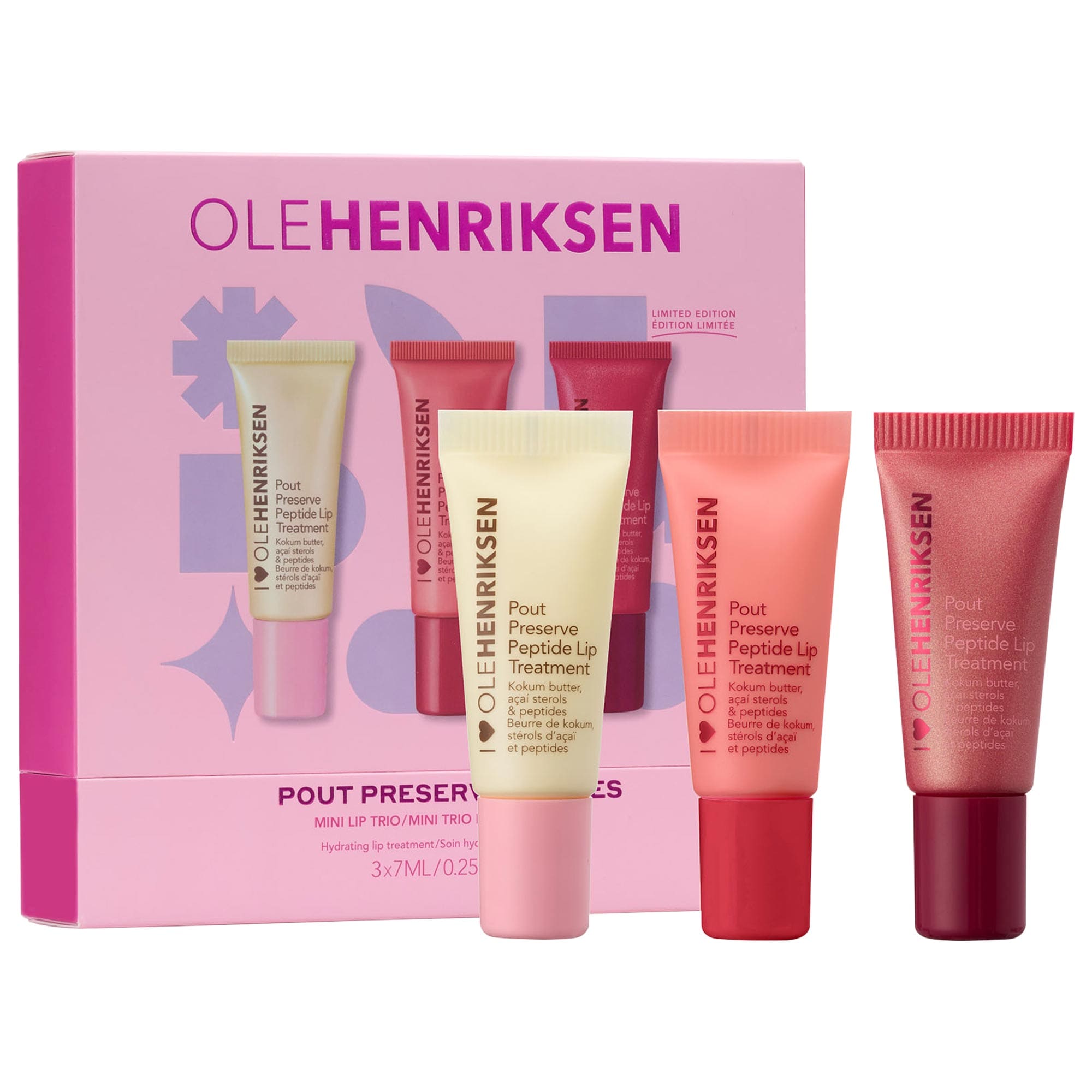 Pout Preserve Mini Hydrating Peptide Lip Trio Set - OLEHENRIKSEN