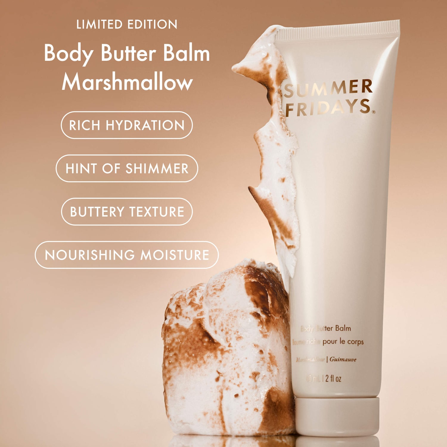 Мини-набор для тела и губ Summer Fridays Marshmallow Minis — фото 5