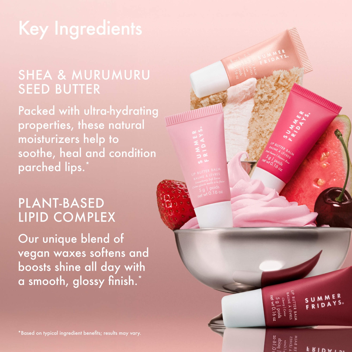 The Lip Butter Balm Minis - Pink Set - Summer Fridays | Sephora