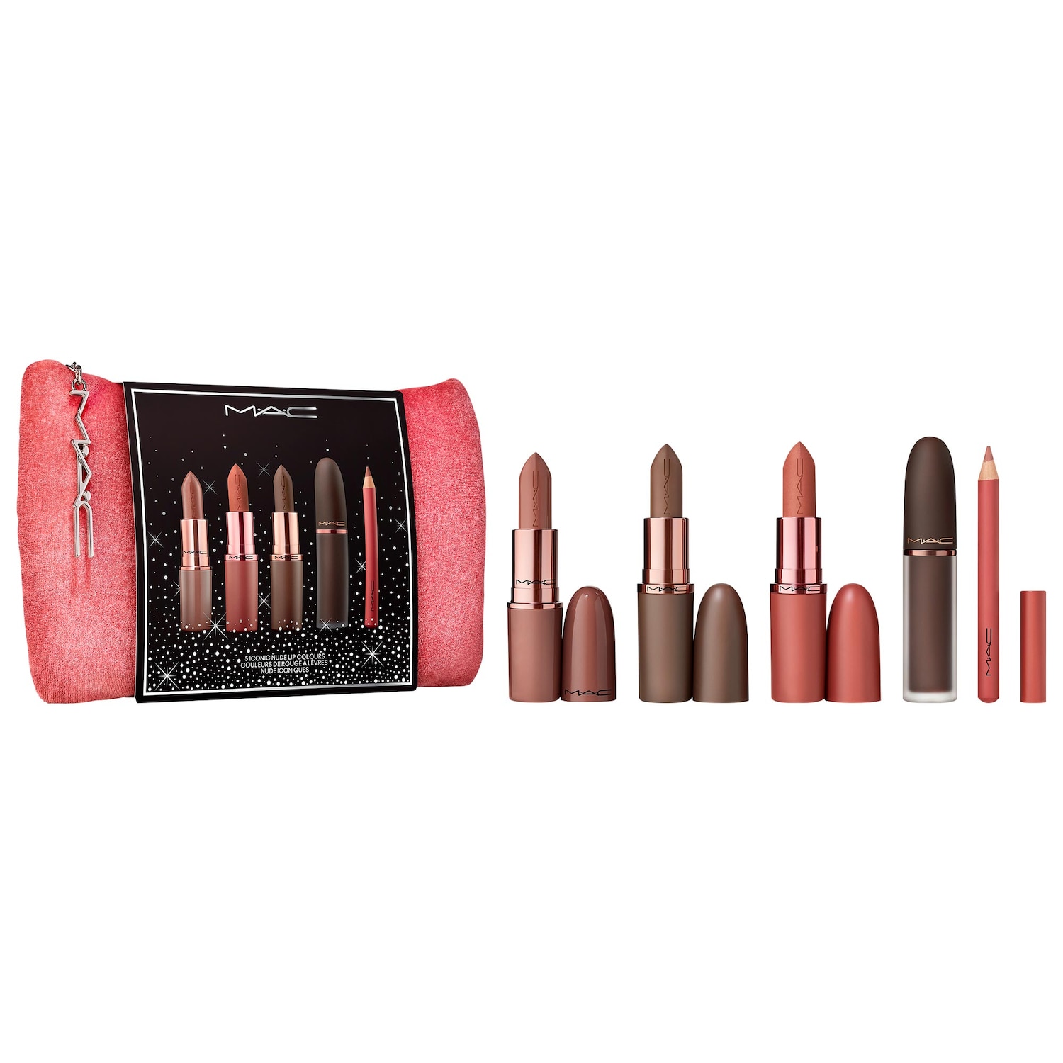 Набор помад MAC Cosmetics Celebrity Nudes Lip Vault — фото 1