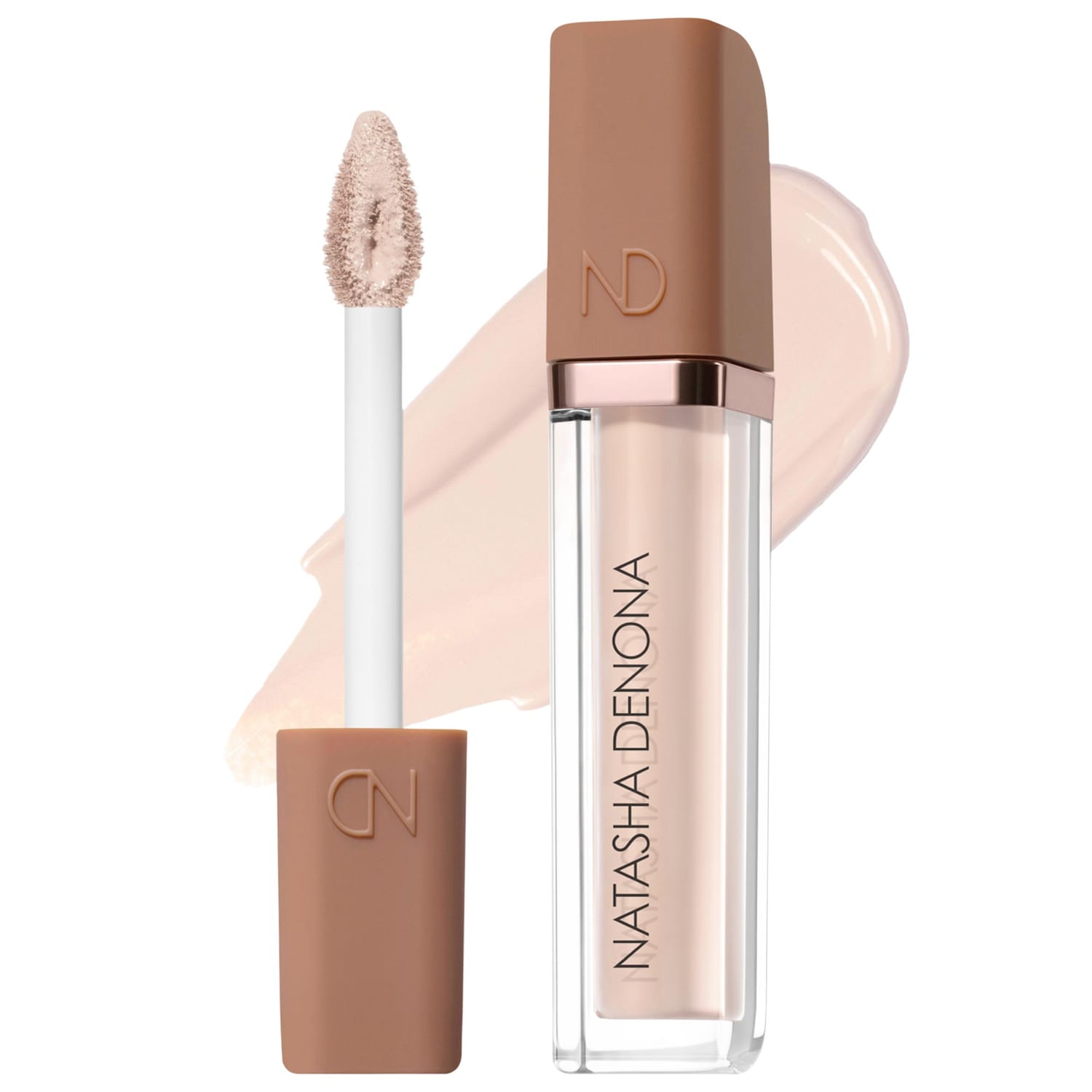 NATASHA DENONA Mini Hy-Glam Brightening & Hydrating Medium to Full Coverage Crease Proof Serum Concealer, цвет: N1 — фото 1