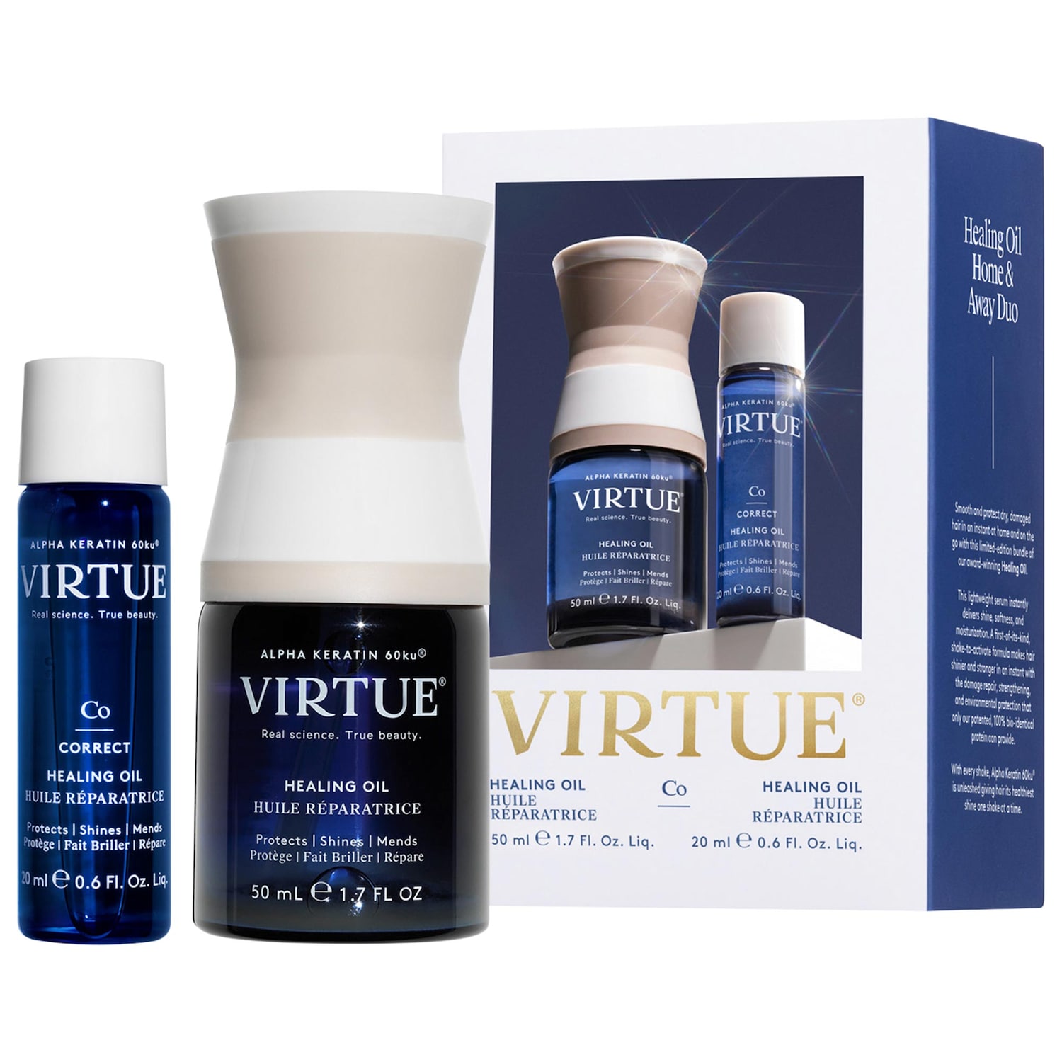 Праздничный дуэт масел Virtue Healing Oil Home & Away — фото 1