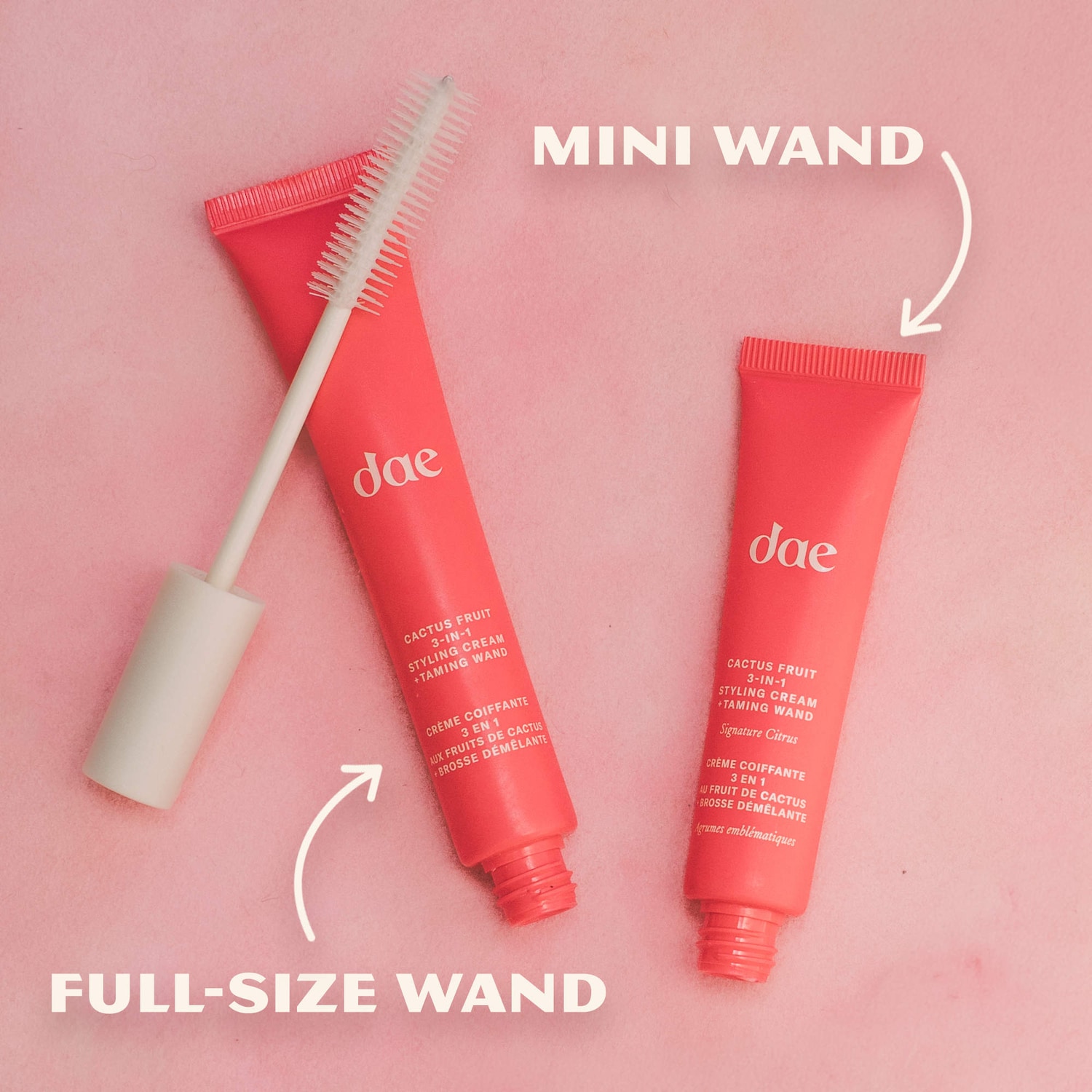 Mini Cactus Fruit 3-in-1 Styling Cream Taming Wand Trio Set - dae