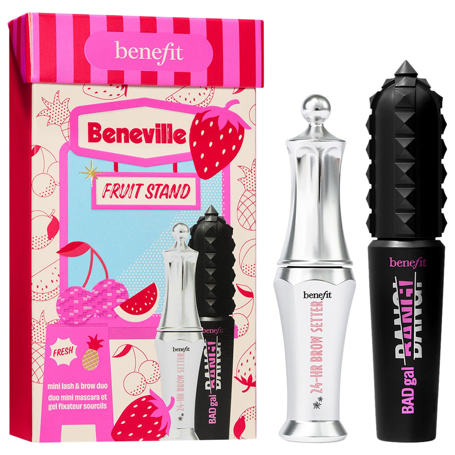 Мини-набор для ресниц и бровей Benefit Cosmetics Beneville Fruit Stand — фото 1