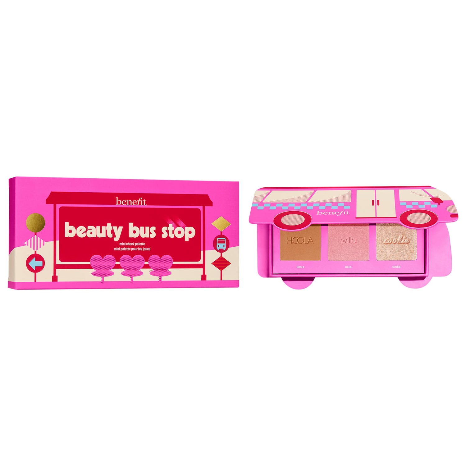 Мини-палетка для щёк Benefit Cosmetics Beauty Bus Stop — фото 1