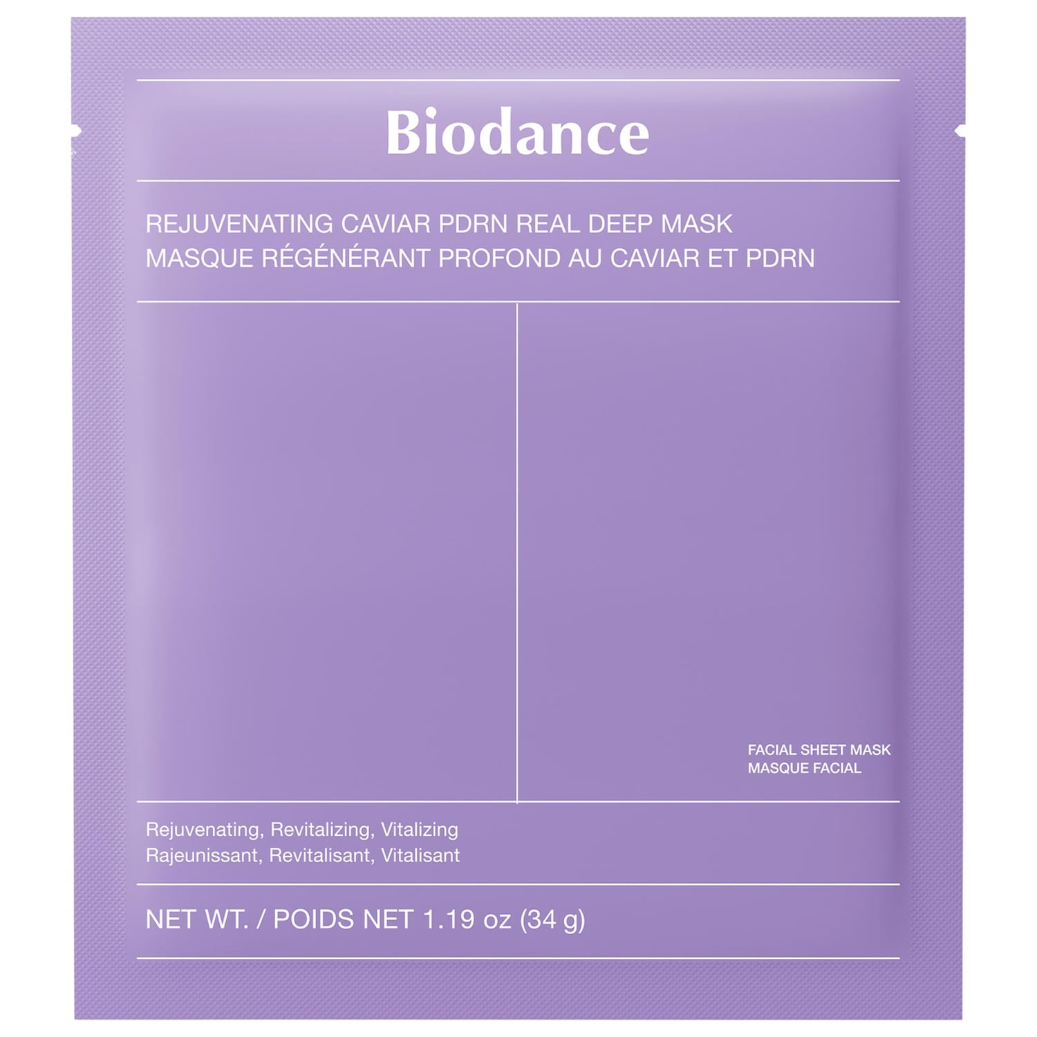 Маска с икрой и Pdrn Biodance Rejuvenating Caviar Real Deep для упругости кожи, 1 шт