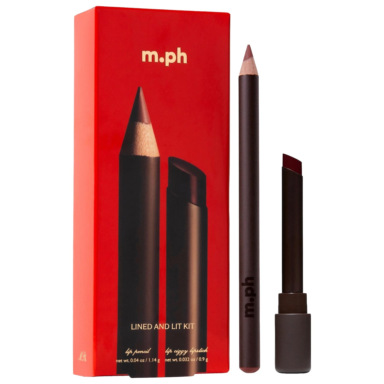 m.ph by Mary Phillips Подарочный набор помады и карандаша для губ m.ph Lined & Lit — фото 1