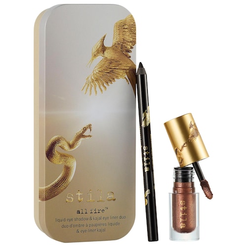 Набор stila All Fire: жидкие тени и карандаш-каял для глаз