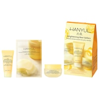 Hanyul - Korean Yuja Brightening Best Sellers Set with Vitamin C + Niacinamide