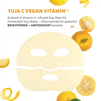 Korean Yuja Brightening Hydrogel Sheet Mask Set with Vitamin C + Niacinamide + Glutathione