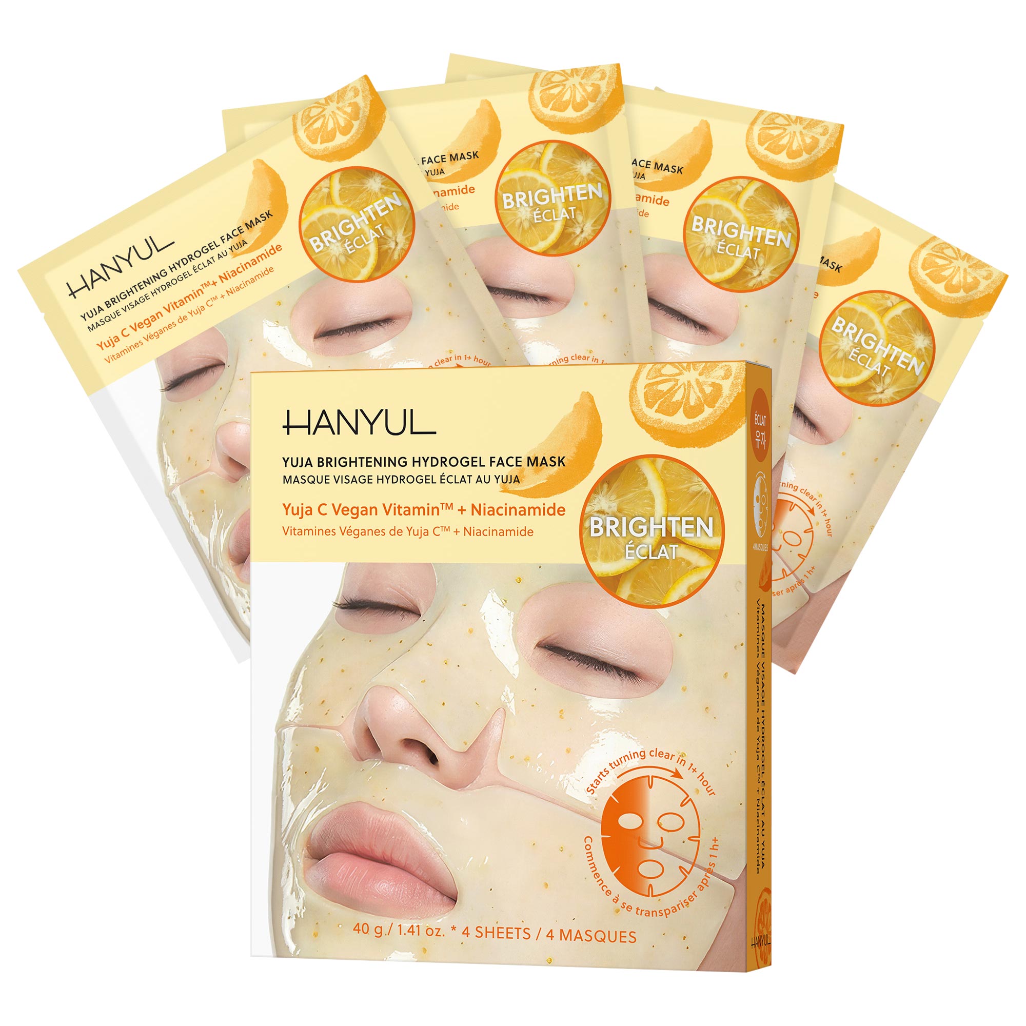 aqua skin glutathione content Korean Yuja Brightening Hydrogel Sheet Mask Set with Vitamin C + Niacinamide + what size needle for Strength:100mg egypt
