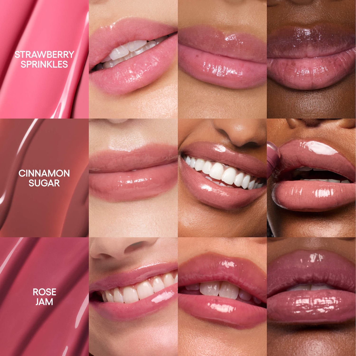 Glassy Lip Minis 3 Pc. Glaze Craze Tinted Peptide Lip Serum Gift