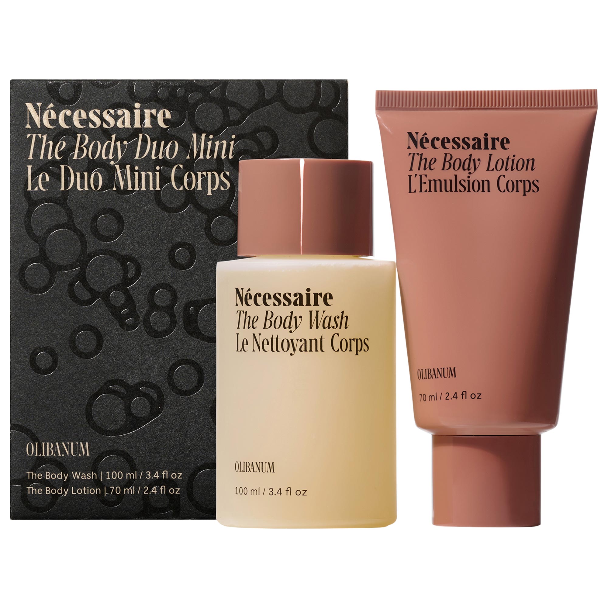 The Body Duo Mini Olibanum - Trial + Travel Body wash + Body