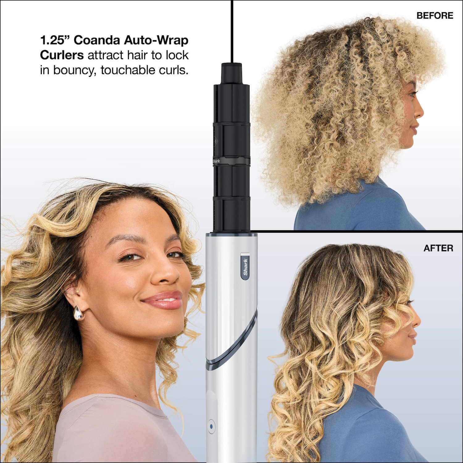 Shark® FlexStyle® Hair Blow Dryer & Multi-Styler in Winter Pearl