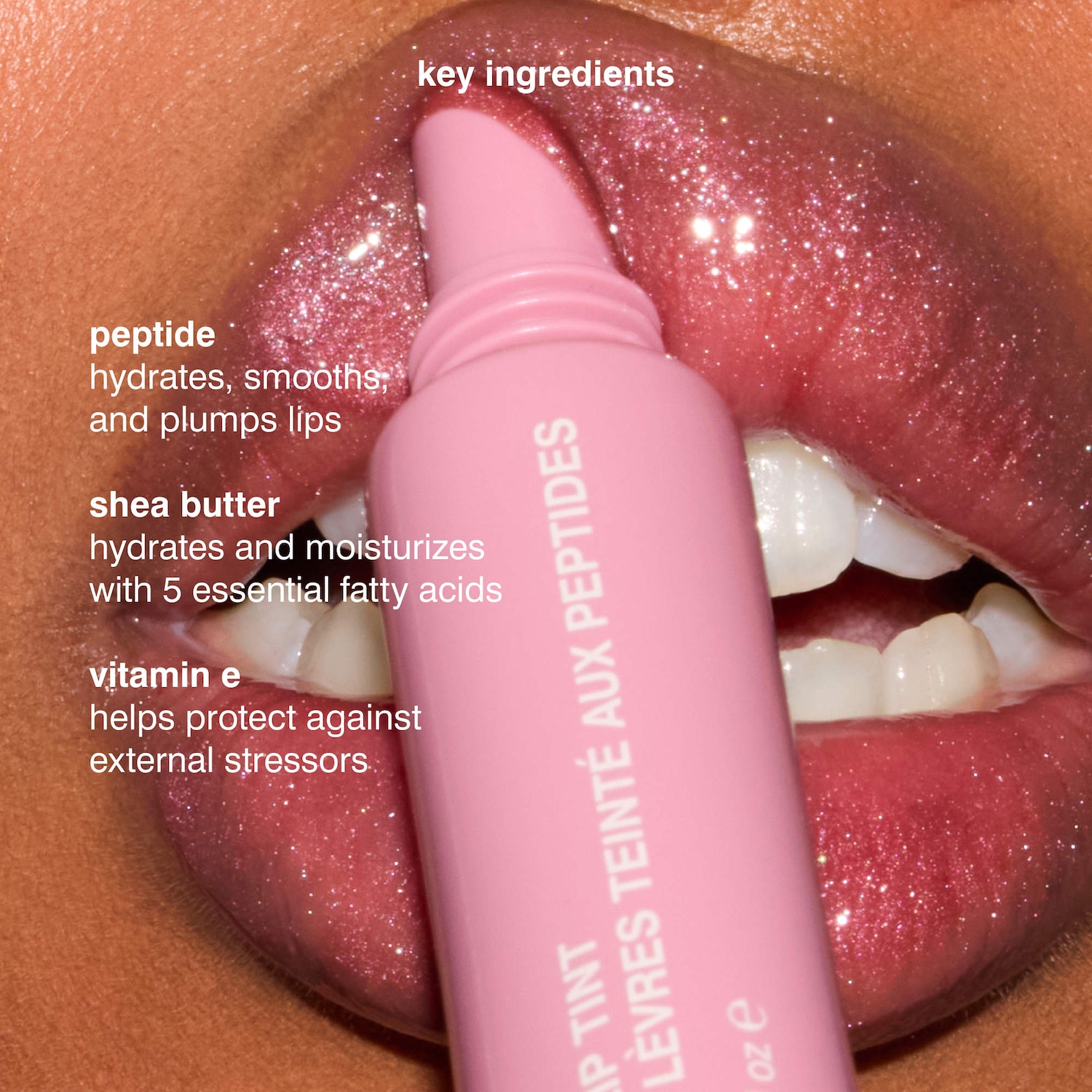 Peptide Lip Tint Nourishing Glaze - rhode | Sephora