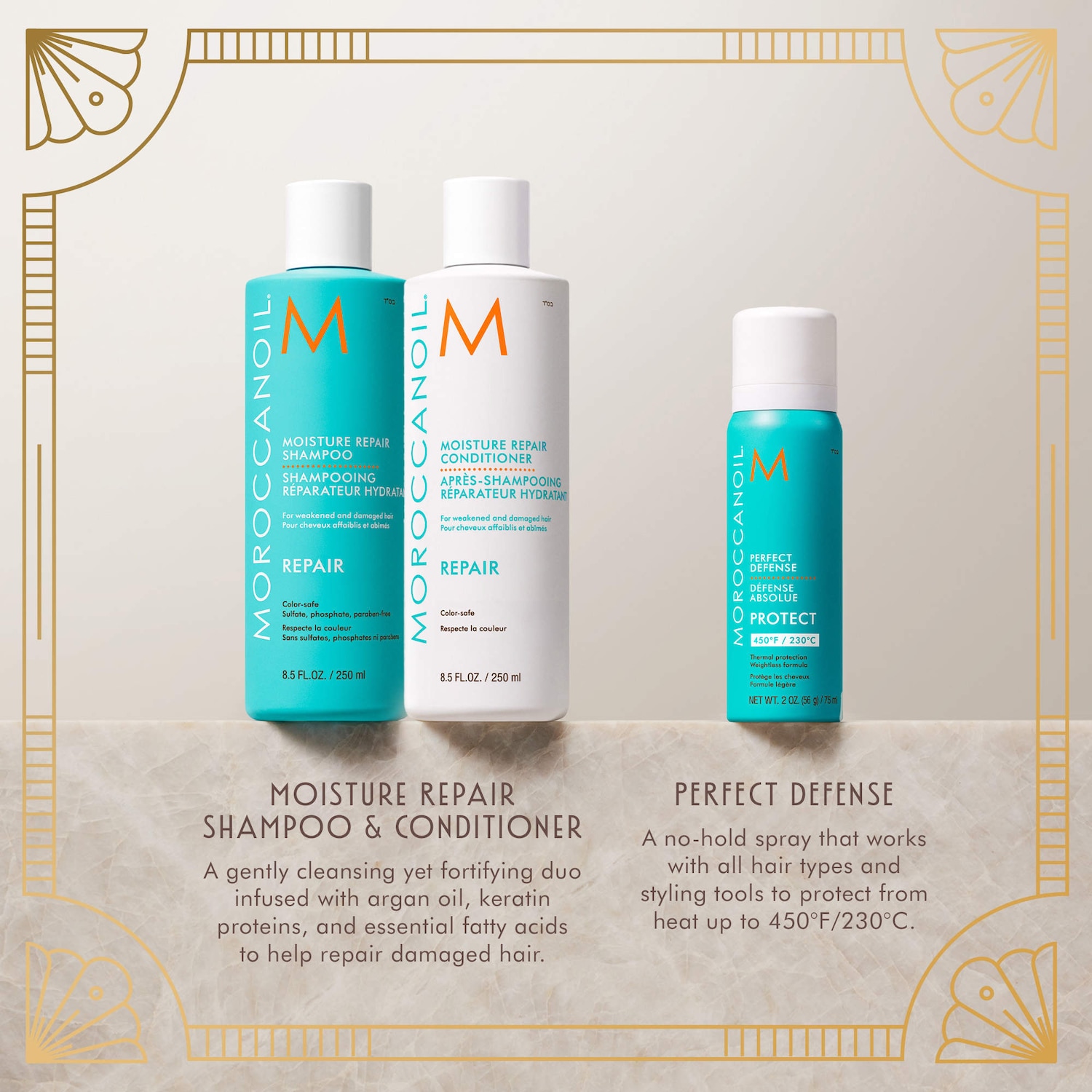 Sweet Shamppoo & Moisture Pack セット Moisture Repair Shampoo and Conditioner Set with Mini Perfect