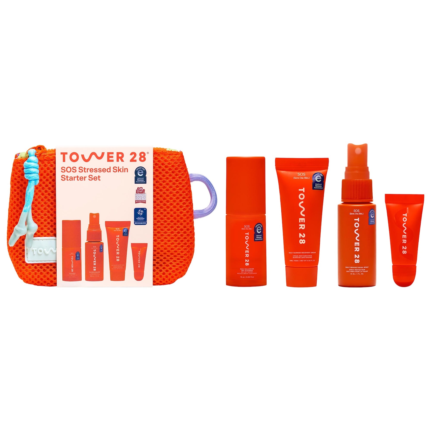 Мини-набор для стрессированной кожи Tower 28 Beauty SOS Starter — фото 1