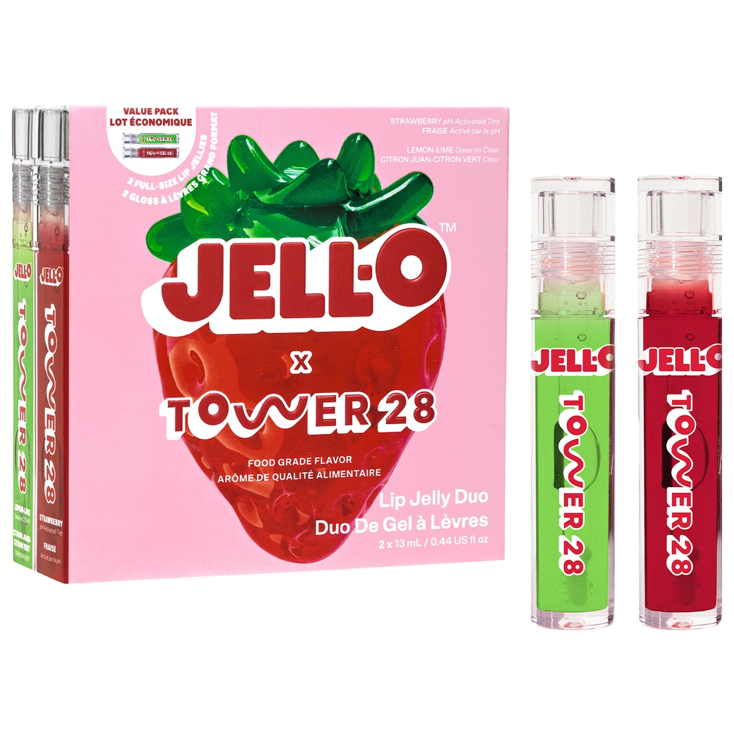 Подарочный набор блесков для губ Tower 28 Beauty Jell-O X Tower 28 Lip Jelly — фото 1