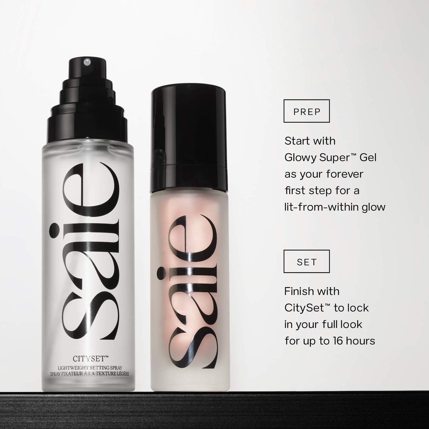 【新品未使用】Saie Glowy gel set Glowy Super™ Gel & CitySet™ Gift Set - Saie | Sephora
