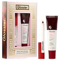Glossier - Black Cherry Balm Dotcom & Mini Lip Line Lip Liner Pencil Makeup Gift Set