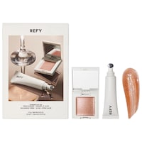 REFY - Shimmer Lip Gloss & Cream Highlighter Duo Gift Set